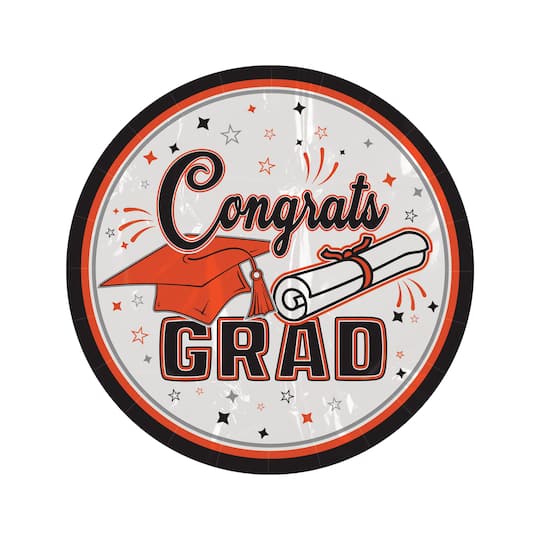 Beistle 7" Congrats Grad Plates